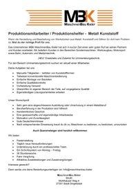 Produktionsmitarbeiter - Produktionshelfer Metall Kunststoff-1